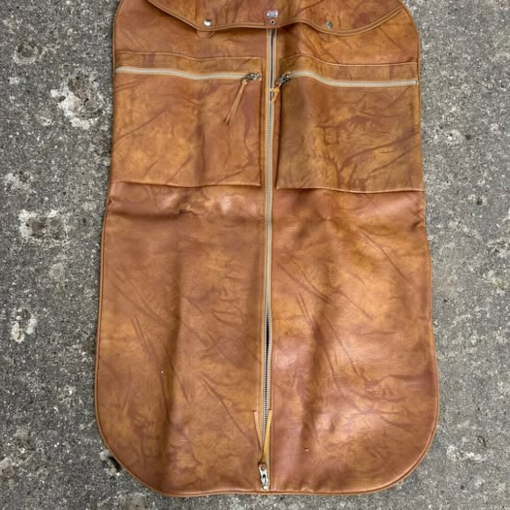 Vintage American Tourister Faux Leather Triumph Garment
